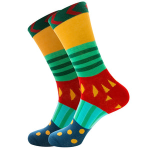 Stripe Happy Socks Men Women Cotton Funny Crew Socks Personality Painting Zebra Pattern Female Male Harajuku Skateboard Socks | TageUnlimited