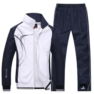 Tracksuit Men Plus Size 4XL Spring Autumn Two Piece Clothing Sets Casual Track Suit Sportswear Sweatsuits | TageUnlimited