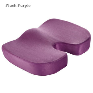Orthopedics Hemorrhoids Seat Cushion Memory Foam Car Rebound Cushion Office Chair Lumbar Support Pain Relief Breathable Pillow | TageUnlimited