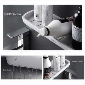 Punch-Free Bathroom Organizer Shelf Shampoo Shower Storage Rack Bath kitchen Towel Holder Household Items Bathroom Accessories | TageUnlimited