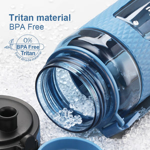 UZSPACE Sport Water Bottles BPA Free Portable Gym Anti-fall Leak-proof Large Capacity Fitness Kettle Tritan Plastic Drink Bottle | 0 | TageUnlimited