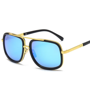 Retro Big Frame Sunglasses Men Square Metal Sunglasses Ladies Fashion Sunglasses High Quality Gafas Oculos De Sol UV400 | TageUnlimited