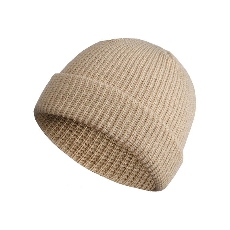 Fashion Hip Hop Beanie Knitted Hat Men Skullcap Women Winter Warm Brimless Baggy Melon Cap Cuff Docker Fisherman Beanies Hats | TageUnlimited