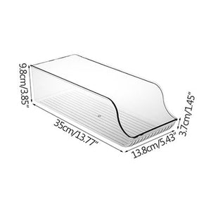 Kitchen Beer Storage Box Beverage Bottle Transparent Finishing Box Kitchen Drawer Refrigerator Storage Box Organization | TageUnlimited