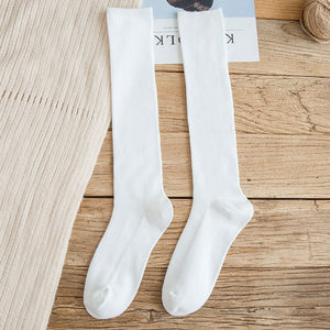 10 Colors Autumn New Women&#39;s Socks Cotton Winter Long Socks Harajuku Female Trick Warm Solid Color Sock Casual Ladies Sox | TageUnlimited