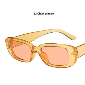 Small Rectangle Sunglasses Women Oval Vintage Brand Designer Square Sun Glasses For Women Shades Female Eyewear Anti-glare UV400 | TageUnlimited