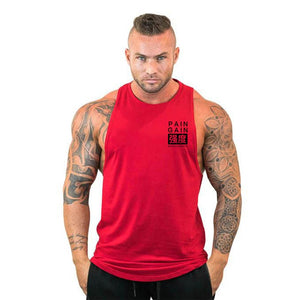 Brand Clothing Men Gym Singlet Muscle Stringer Tank Tops Fitness Sports Sleeveless Shirt Y BACK Racer Workout Tops Vest | TageUnlimited