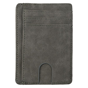 Slim RFID Blocking Leather Wallet Credit ID Card Holder Purse Money Case for Men Women Fashion Bag 11.5x8x0.5cm | TageUnlimited