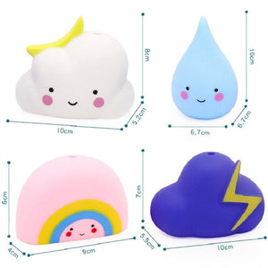 Cute Baby Bath Toys Bathroom Play Water Spraying Tool Clouds Shower Floating Toys Kids Bathroom Water Toys Early Educational | TageUnlimited