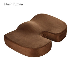 Orthopedics Hemorrhoids Seat Cushion Memory Foam Car Rebound Cushion Office Chair Lumbar Support Pain Relief Breathable Pillow | TageUnlimited