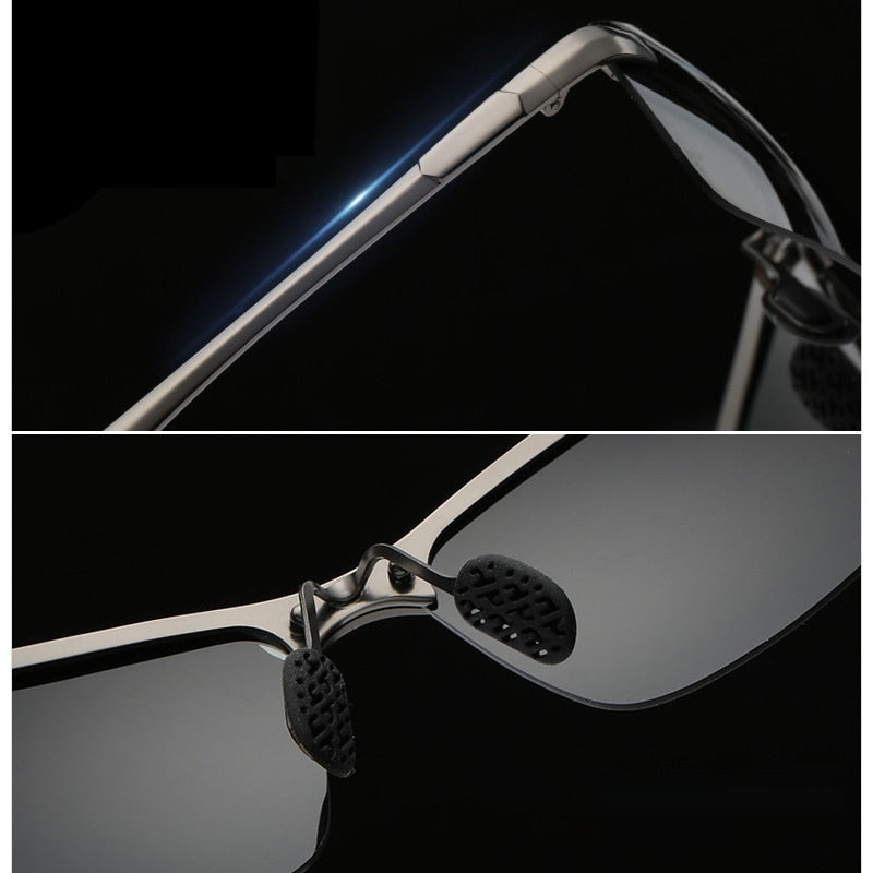 Photochromic Sunglasses Men Polarized Driving Chameleon Glasses Male Change Color Sun Glasses Day Night Vision Driver&#39;s Eyewear | TageUnlimited