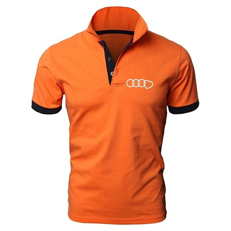 Summer Fashion Mens Short Sleeve Po Lo Shirts Design Logo Printed Casual Cotton Polos Homme Clothes Male Lapel Tops S-5Xl | TageUnlimited