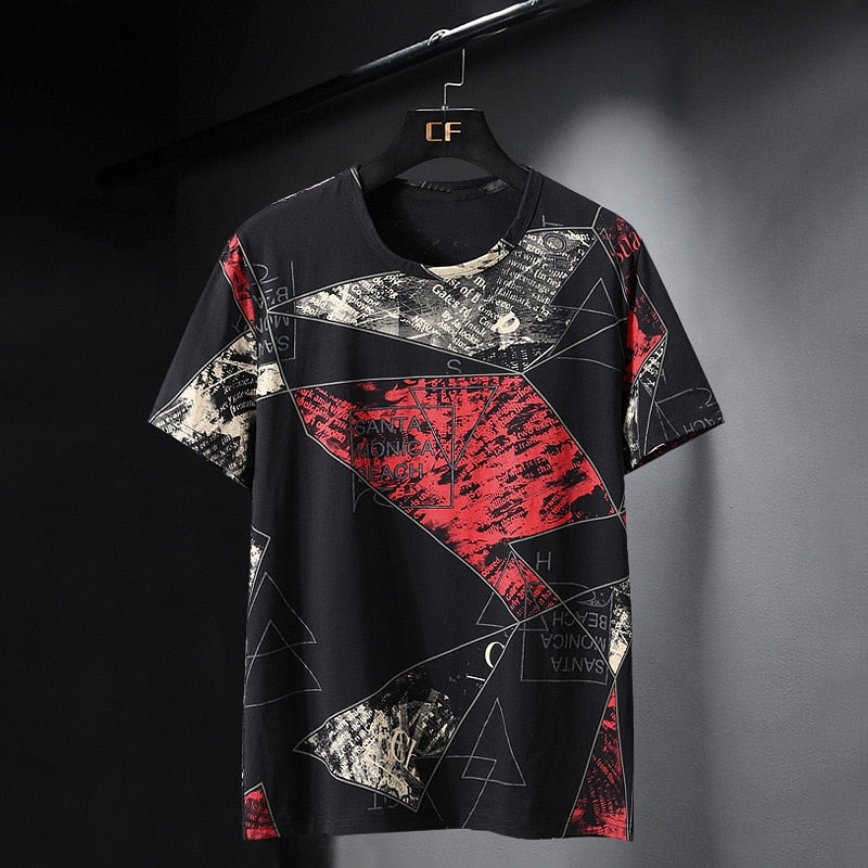 Oversize T-shirts Men Big Size 10XL Tops Tees Summer Hip Hop Casual Print Tshirts Plus Size 9XL10XL Clothes Cool HX455 | TageUnlimited