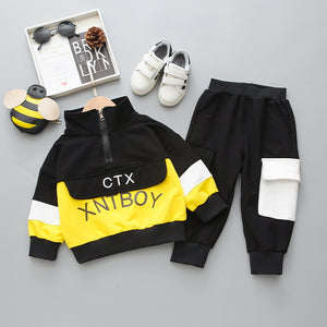 New Spring Autumn Baby Boys Girls Clothes Children Letter Hoodies Jacket Pants 2Pcs/sets Toddler Fashion Costume Kids Tracksuits | TageUnlimited