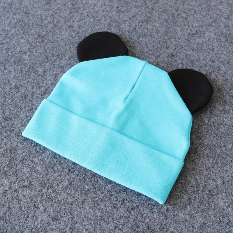 Baby Hat With Ears Cotton Warm Newborn Accessories Baby Girl Boy Autumn Winter Hat For Kids Infant Toddler Beanie Cap Girls Hat | TageUnlimited