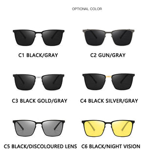 Tage Brand Design Classic Polarized Sunglasses Men Women Driving Square Frame Fashion Sun Glasses Male Goggle Gafas De Sol | TageUnlimited