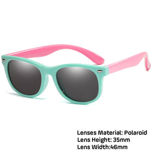 LongKeeper Kids Polarized Sunglasses TR90 Boys Girls Sun Glasses Silicone Safety Glasses Gift For Children Baby UV400 Eyewear | TageUnlimited