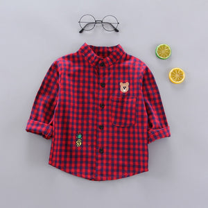 IENENS Spring Thin Shirts Baby Boys Long Sleeve Striped Print Shirts Kids Tops Tees Shirts Casual Blouse | TageUnlimited