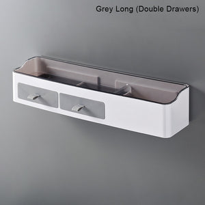 Punch-free Bathroom Organizer Rack Shampoo Cosmetic Storage Rack Bath kitchen Towel Holder Household Items Bathroom Accessories | TageUnlimited