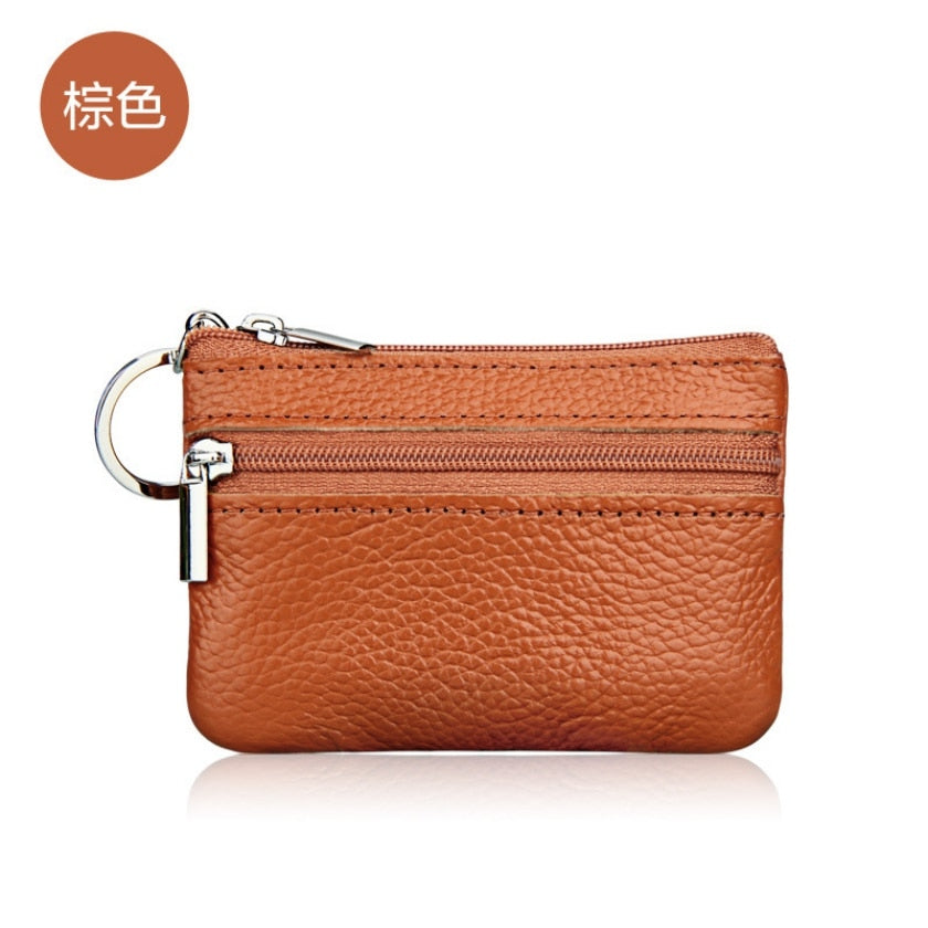 Women Genuine Leather Coin Purse Female Wallets Women Zipper Coin Purses Children Storage Pocket Bags Pouch #C | 0 | TageUnlimited