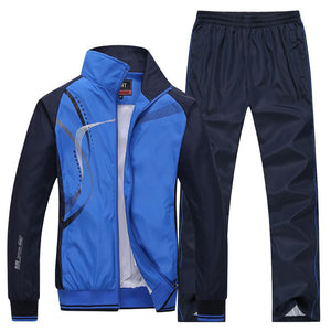 Men's Sportswear New Spring Autumn Tracksuit  High Quality Sets  Jacket+Pant Sweatsuit Male Fashion Print Clothing Size L-5XL | TageUnlimited