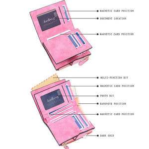 Fashion Women Wallets Free Name Engraving New Small Wallets Zipper PU Leather Quality Female Purse Card Holder Wallet | TageUnlimited