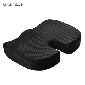 Orthopedics Hemorrhoids Seat Cushion Memory Foam Car Rebound Cushion Office Chair Lumbar Support Pain Relief Breathable Pillow | TageUnlimited