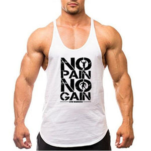 Summer Y Back Gym Stringer Tank Top Men Cotton Clothing Bodybuilding Sleeveless Shirt Fitness Vest Muscle Singlets Workout Tank | TageUnlimited