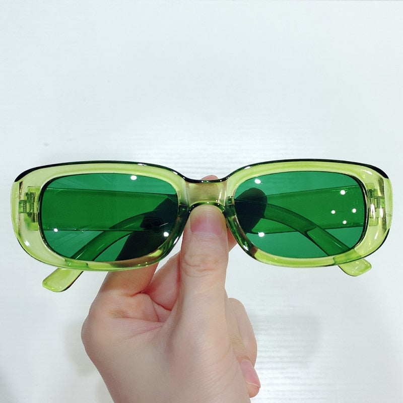 Small Rectangle Sunglasses Women Oval Vintage Brand Designer Square Sun Glasses For Women Shades Female Eyewear Anti-glare UV400 | TageUnlimited