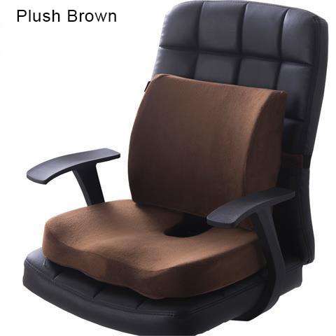 Orthopedics Hemorrhoids Seat Cushion Memory Foam Car Rebound Cushion Office Chair Lumbar Support Pain Relief Breathable Pillow | TageUnlimited