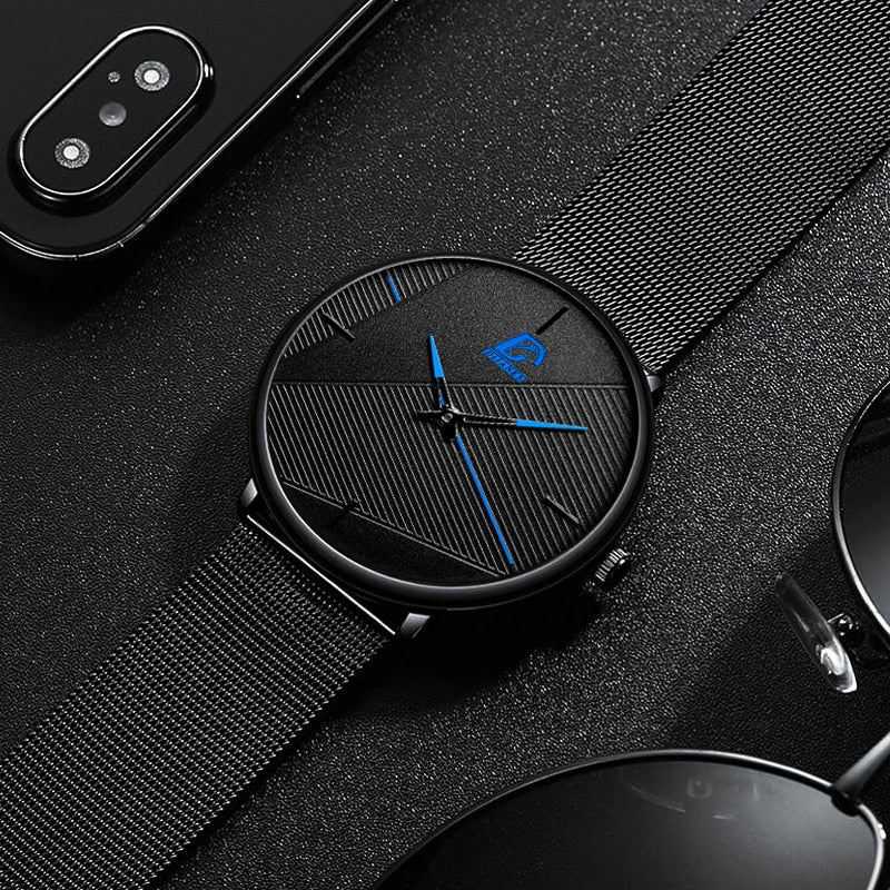 Reloj Watches Mens Ultra-thin Watch Simple Men Business Quartz Wristwatch relogio masculino | TageUnlimited