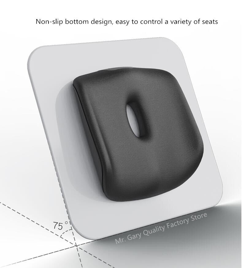 Memory Foam Seat Cushion Orthopedic Pillow Coccyx Office Chair Cushion Support Waist Back Pillow Car Seat Hip Massage Pad Sets | TageUnlimited