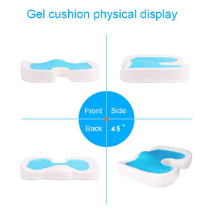 Gel Orthopedic Chair Cushions Velvet Office Sitting Cushion Anti-stress Seat On The Chair Memory Foam U Coccyx Protect Pad Mesh | TageUnlimited