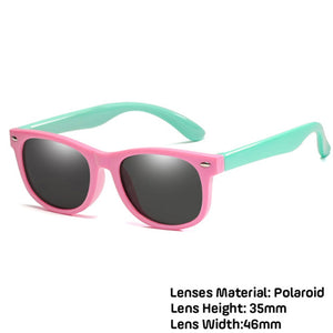 LongKeeper Kids Polarized Sunglasses TR90 Boys Girls Sun Glasses Silicone Safety Glasses Gift For Children Baby UV400 Eyewear | TageUnlimited