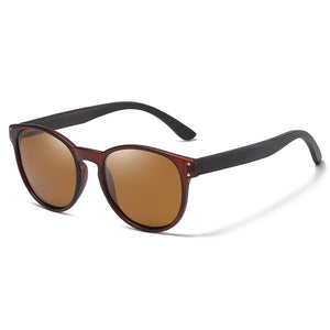 Polarized Sunglasses Men Women  Brand  Wooden Sunglasses Women Round frame Classic Sunglasses | TageUnlimited
