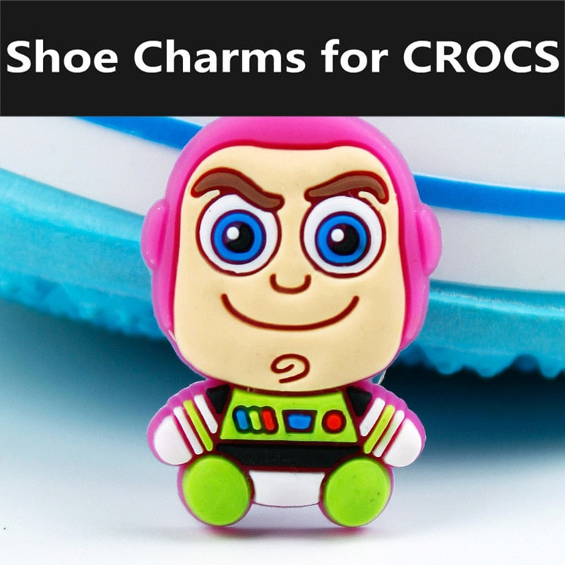 1pcs Crocs Charms Toy Story Accessories Shoe Decoration Buckle PVC Badges Shoes Elegance Charms for Crocs Women Girls Boys Gifts | TageUnlimited