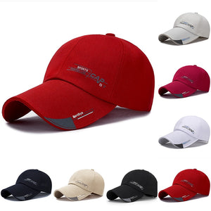 Fashion Men&#39;s Summer Hat Sport Baseball Caps Outdoor Running  Visor Cap Sunscreen Cotton Mesh snapback Caps For Men women | TageUnlimited