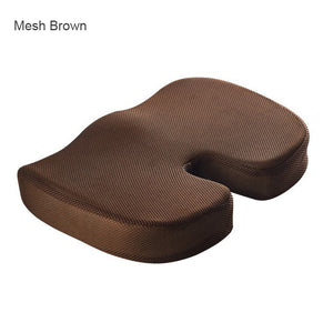 Orthopedics Hemorrhoids Seat Cushion Memory Foam Car Rebound Cushion Office Chair Lumbar Support Pain Relief Breathable Pillow | TageUnlimited