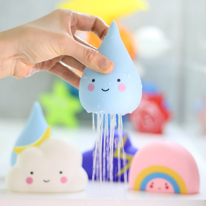 Cute Baby Bath Toys Bathroom Play Water Spraying Tool Clouds Shower Floating Toys Kids Bathroom Water Toys Early Educational | TageUnlimited