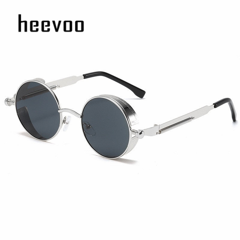 Metal Steampunk Sunglasses Men Women Fashion Round Glasses Brand Designer Vintage Sun Glasses High Quality | TageUnlimited