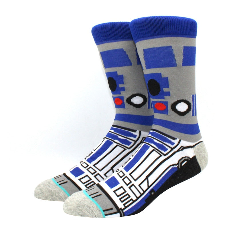 Star Wars Movie Stockings Master Yoda R2-D2 Cosplay Socks Wookiee Jedi Knight Novelty Men&#39;s Women&#39;s Socks Spring Autumn Winter | TageUnlimited