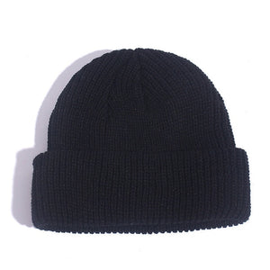 Fashion Hip Hop Beanie Knitted Hat Men Skullcap Women Winter Warm Brimless Baggy Melon Cap Cuff Docker Fisherman Beanies Hats | TageUnlimited
