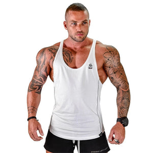 Mens Bodybuilding Tank top Gyms Fitness sleeveless shirt New Male Cotton clothing Fashion Singlet vest Undershirt | TageUnlimited