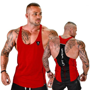 Mens Bodybuilding Tank top Gyms Fitness sleeveless shirt New Male Cotton clothing Fashion Singlet vest Undershirt | TageUnlimited