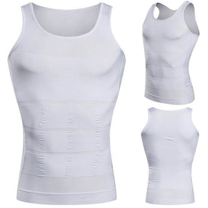 Men Slimming Shaper Posture Vest Male Tummy Abdomen Corrector Compression Body Modeling Fat Burner Chest Tummy Shirt Corset | TageUnlimited