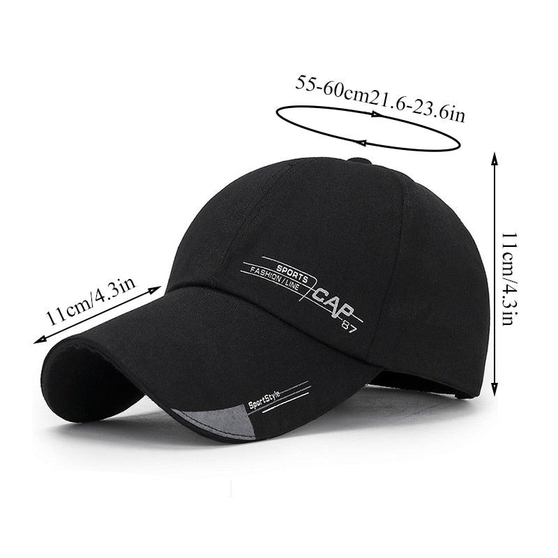 Fashion Men&#39;s Summer Hat Sport Baseball Caps Outdoor Running  Visor Cap Sunscreen Cotton Mesh snapback Caps For Men women | TageUnlimited