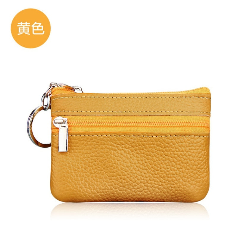 Women Genuine Leather Coin Purse Female Wallets Women Zipper Coin Purses Children Storage Pocket Bags Pouch #C | 0 | TageUnlimited