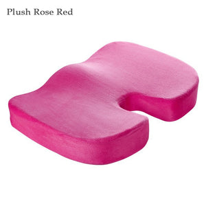 Orthopedics Hemorrhoids Seat Cushion Memory Foam Car Rebound Cushion Office Chair Lumbar Support Pain Relief Breathable Pillow | TageUnlimited