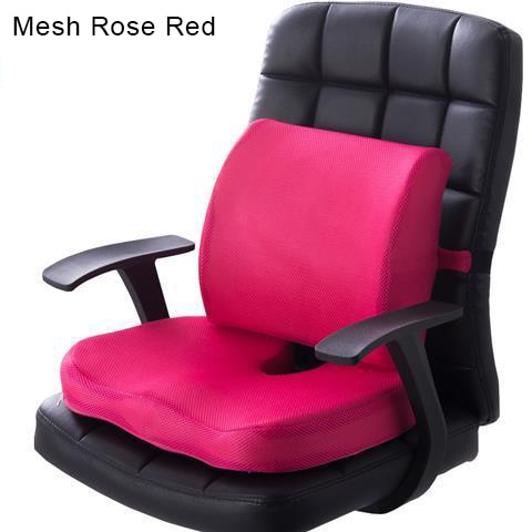 Orthopedics Hemorrhoids Seat Cushion Memory Foam Car Rebound Cushion Office Chair Lumbar Support Pain Relief Breathable Pillow | TageUnlimited