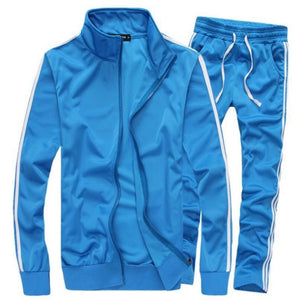 Men's Sets Sportswear Autumn 2 Piece Sets Sports Suit Men Jacket + Pants Sweatsuit Male Jogging Sporting Training Tracksuit Men | TageUnlimited